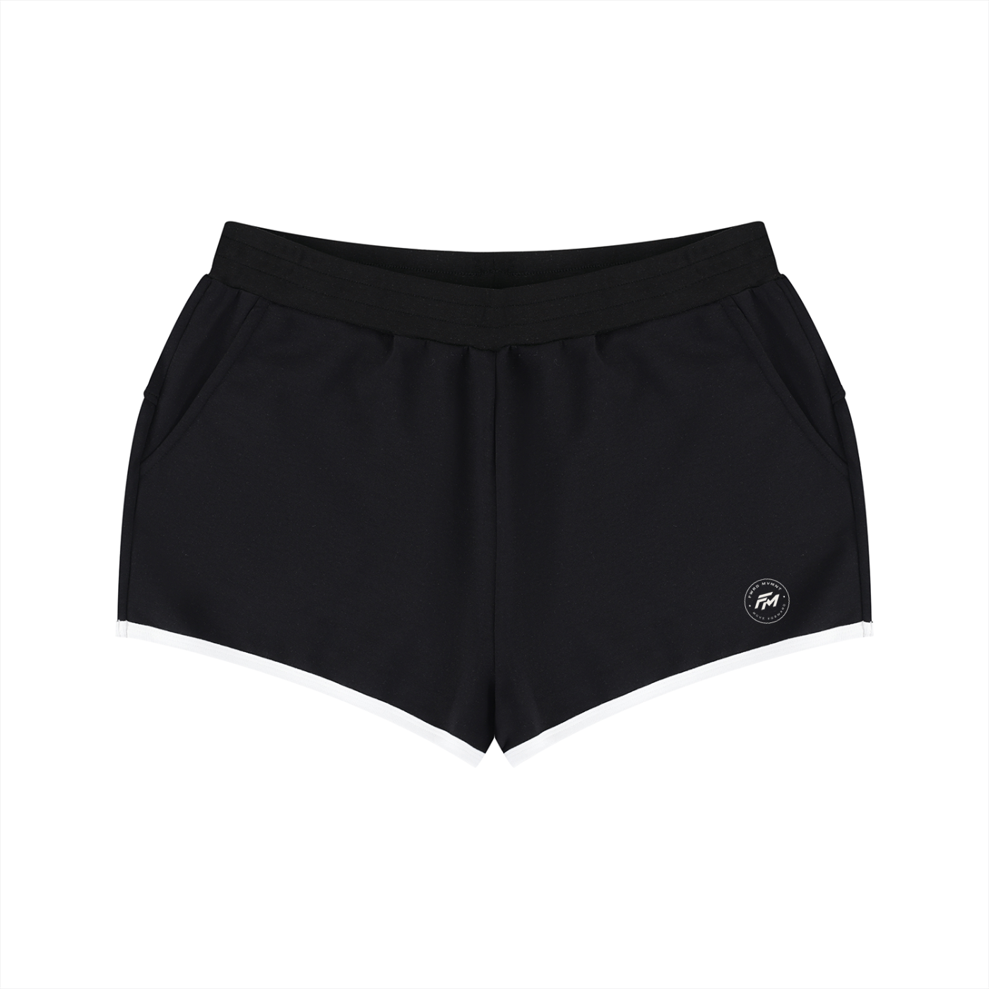 Women's Retro Contrast Binding Shorts