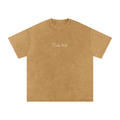 Psalm 46:10 Snow Washed Oversized Tee