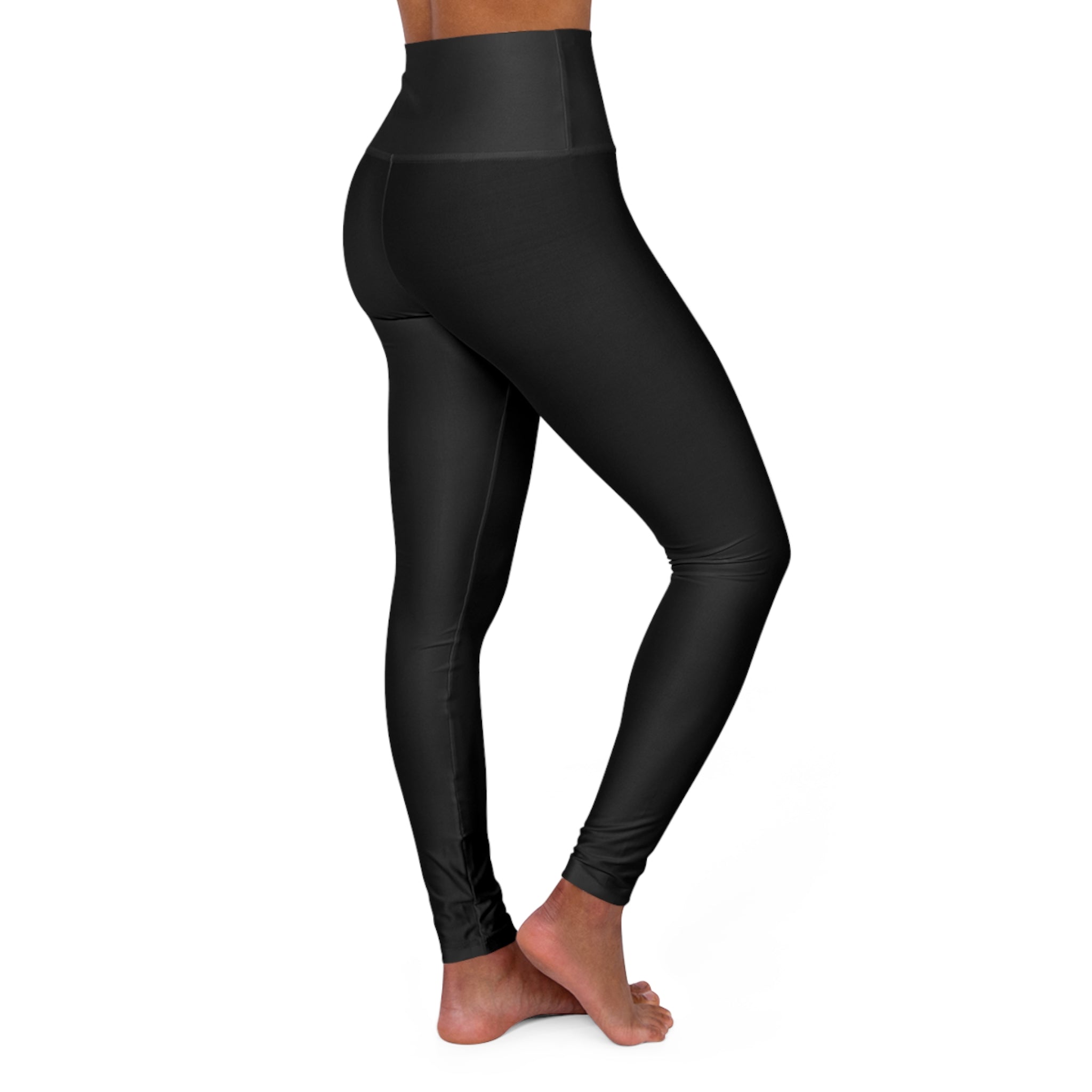 High-Waisted Black Yoga Leggings — Sleek Performance Leggings for Pilates & Everyday Wear