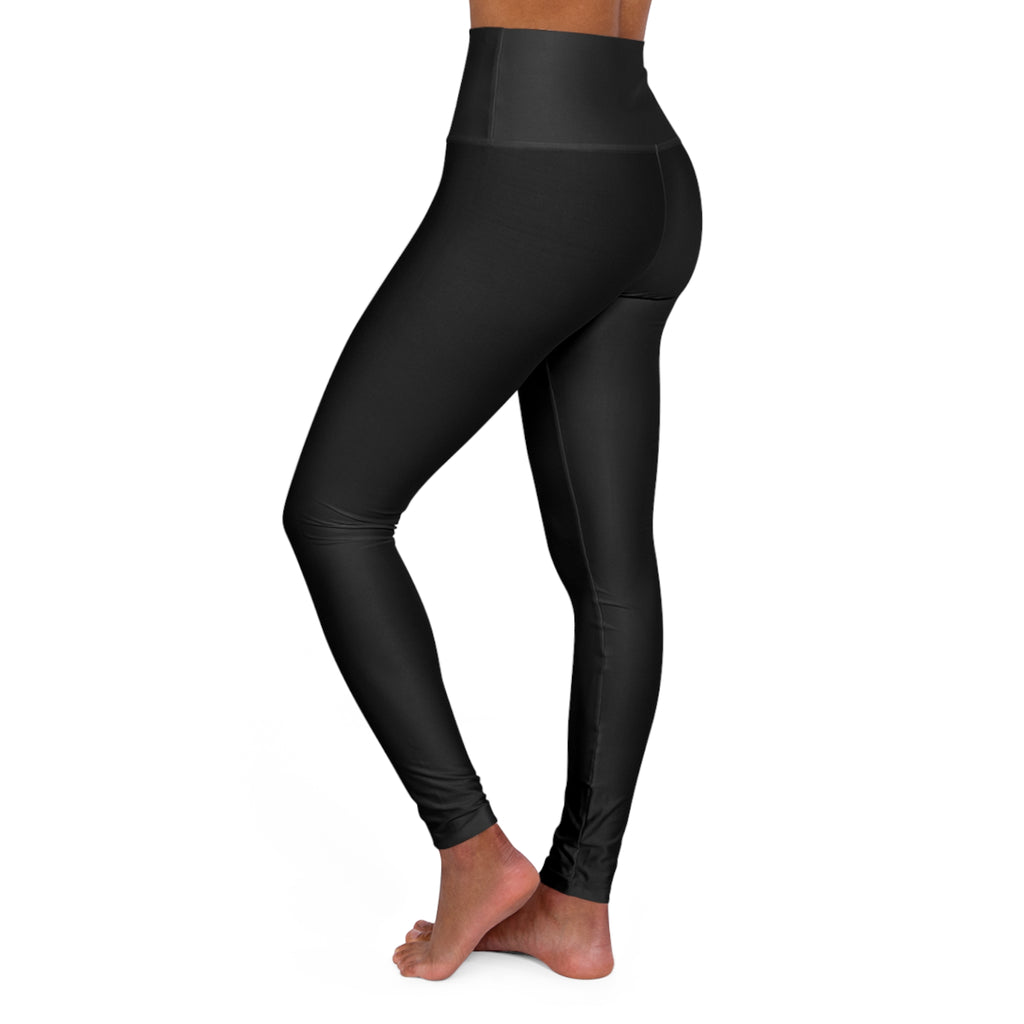 High-Waisted Black Yoga Leggings — Sleek Performance Leggings for Pilates & Everyday Wear