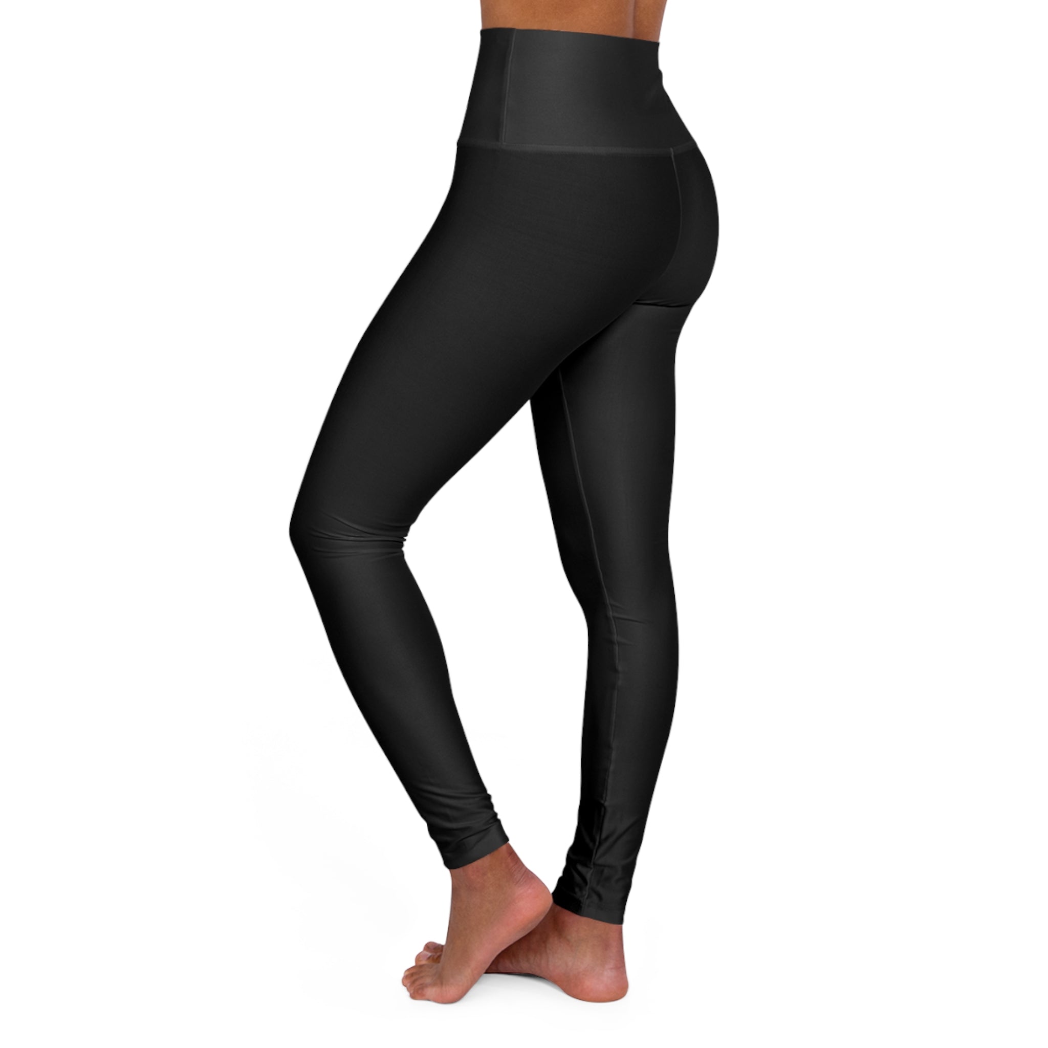 High-Waisted Black Yoga Leggings — Sleek Performance Leggings for Pilates & Everyday Wear