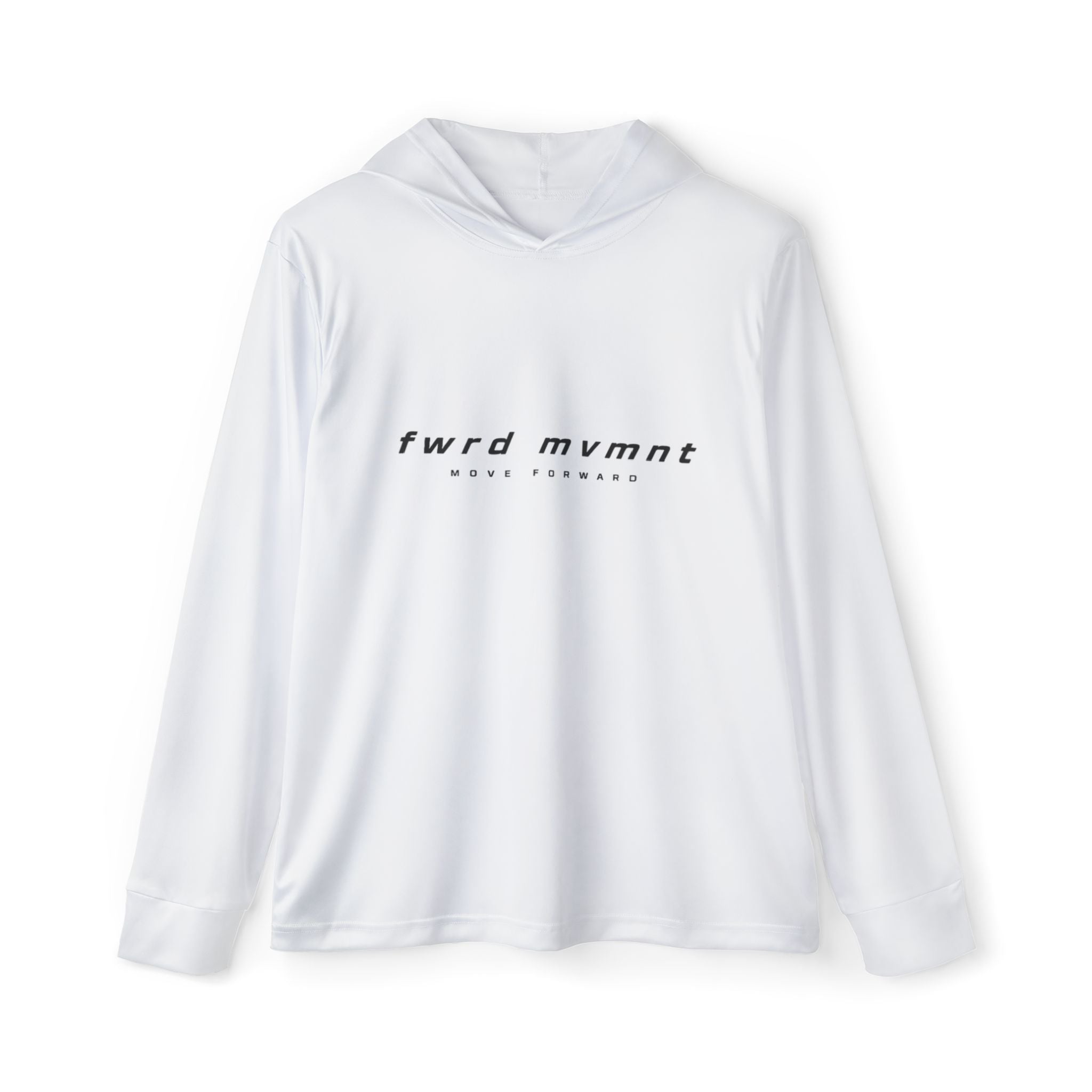 Performance Hoodie — "fwrd mvmt" Lightweight Athletic Warmup Top