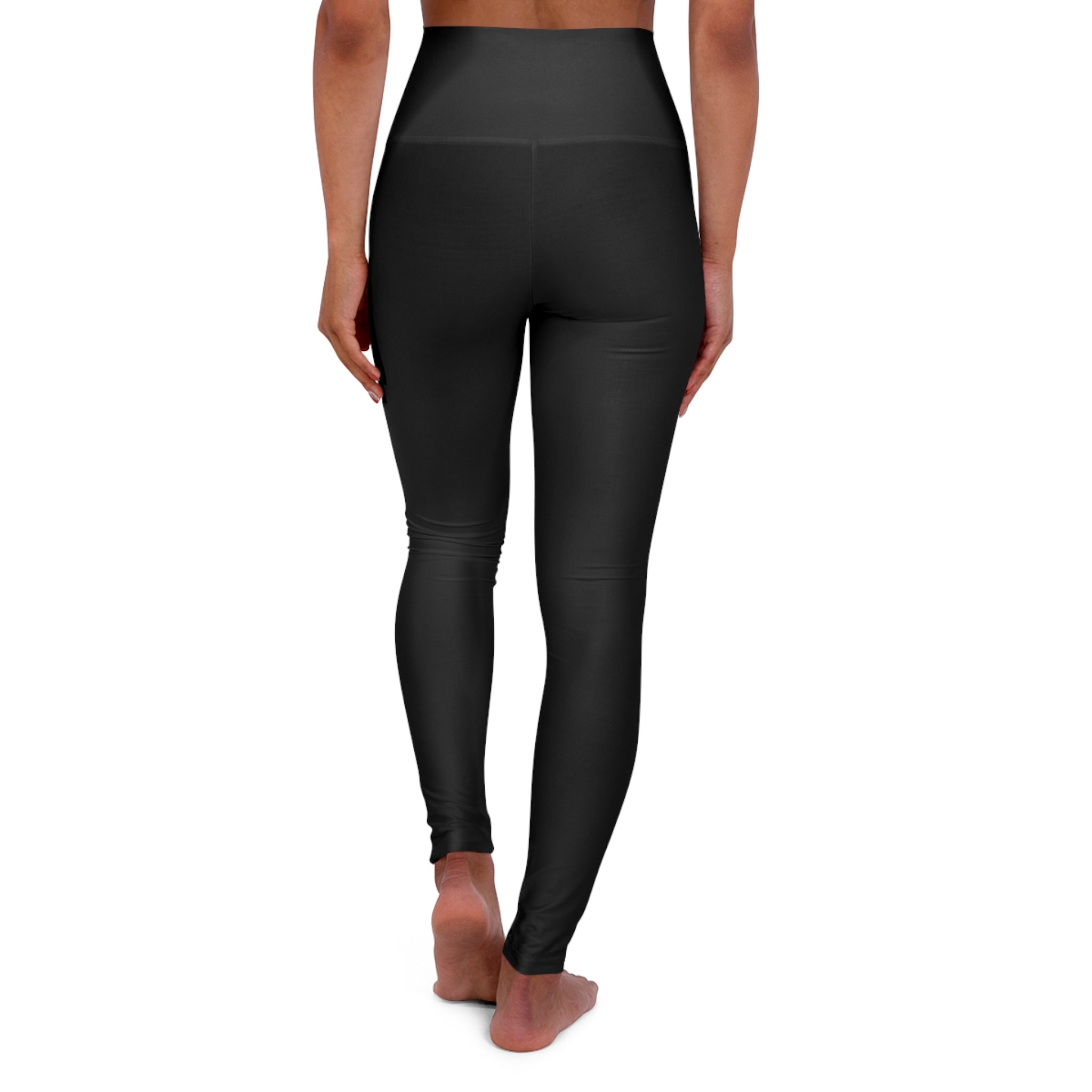High-Waisted Black Yoga Leggings — Sleek Performance Leggings for Pilates & Everyday Wear