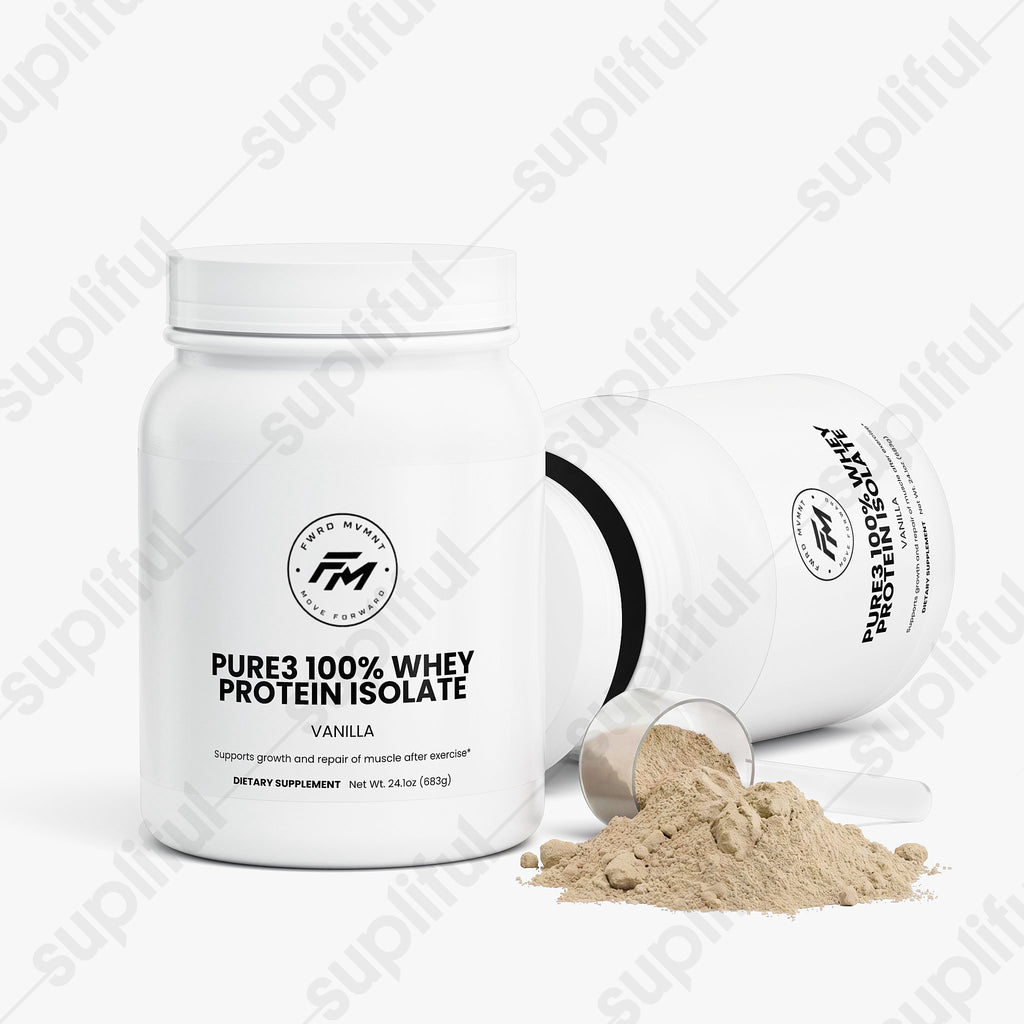 Pure3 100% Whey Protein Isolate (Vanilla)