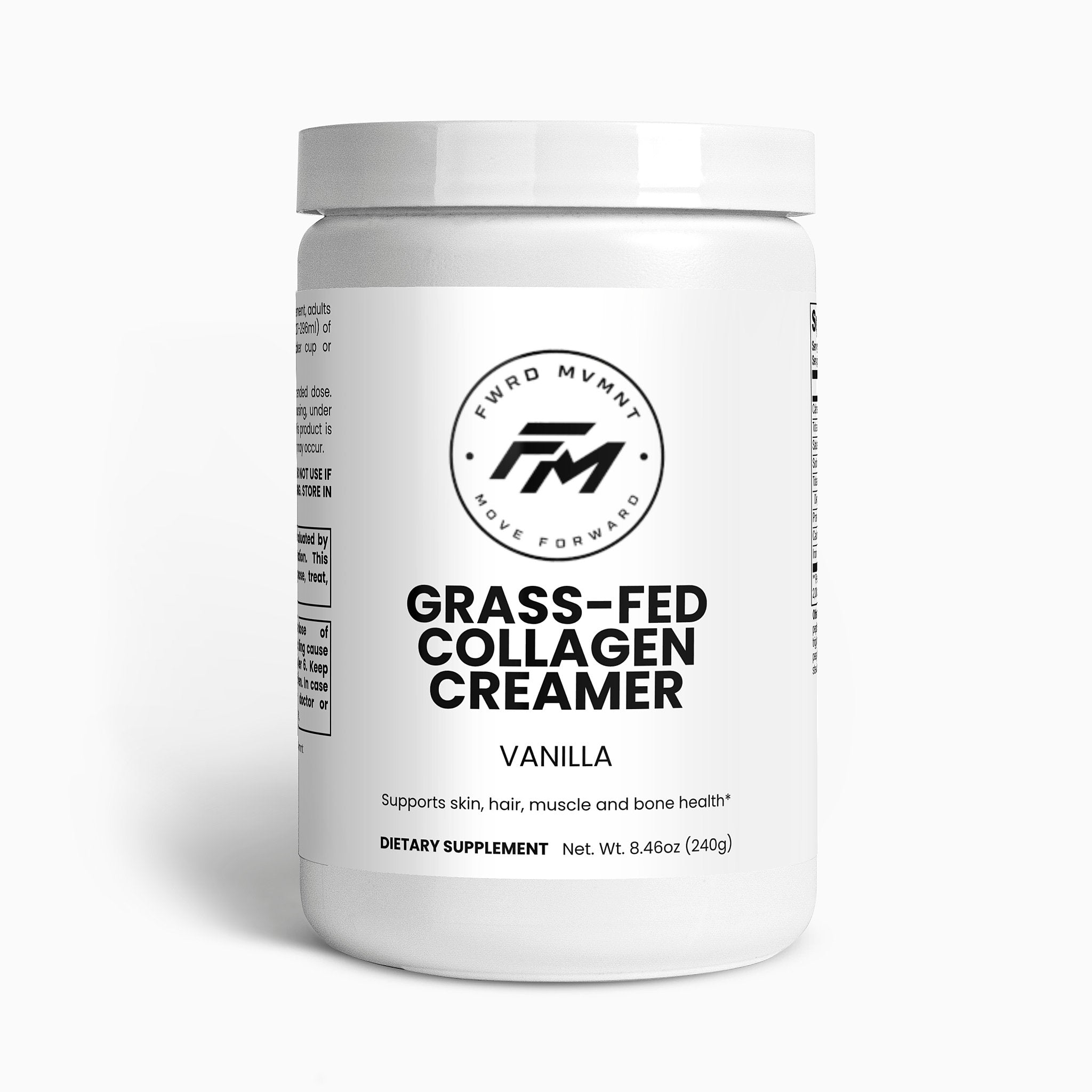 Grass-Fed Collagen Creamer (Vanilla)