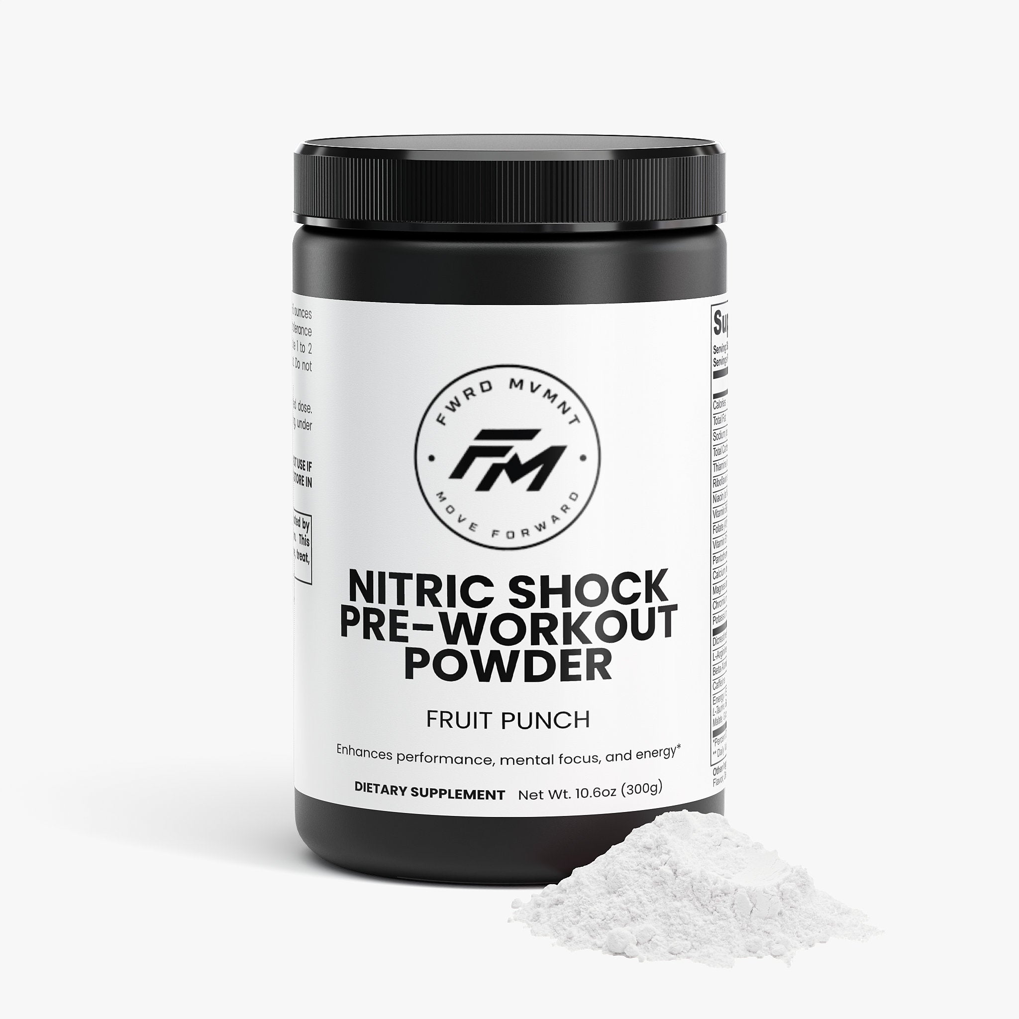 Nitric Shock Pre-Workout Powder (Fruit Punch)
