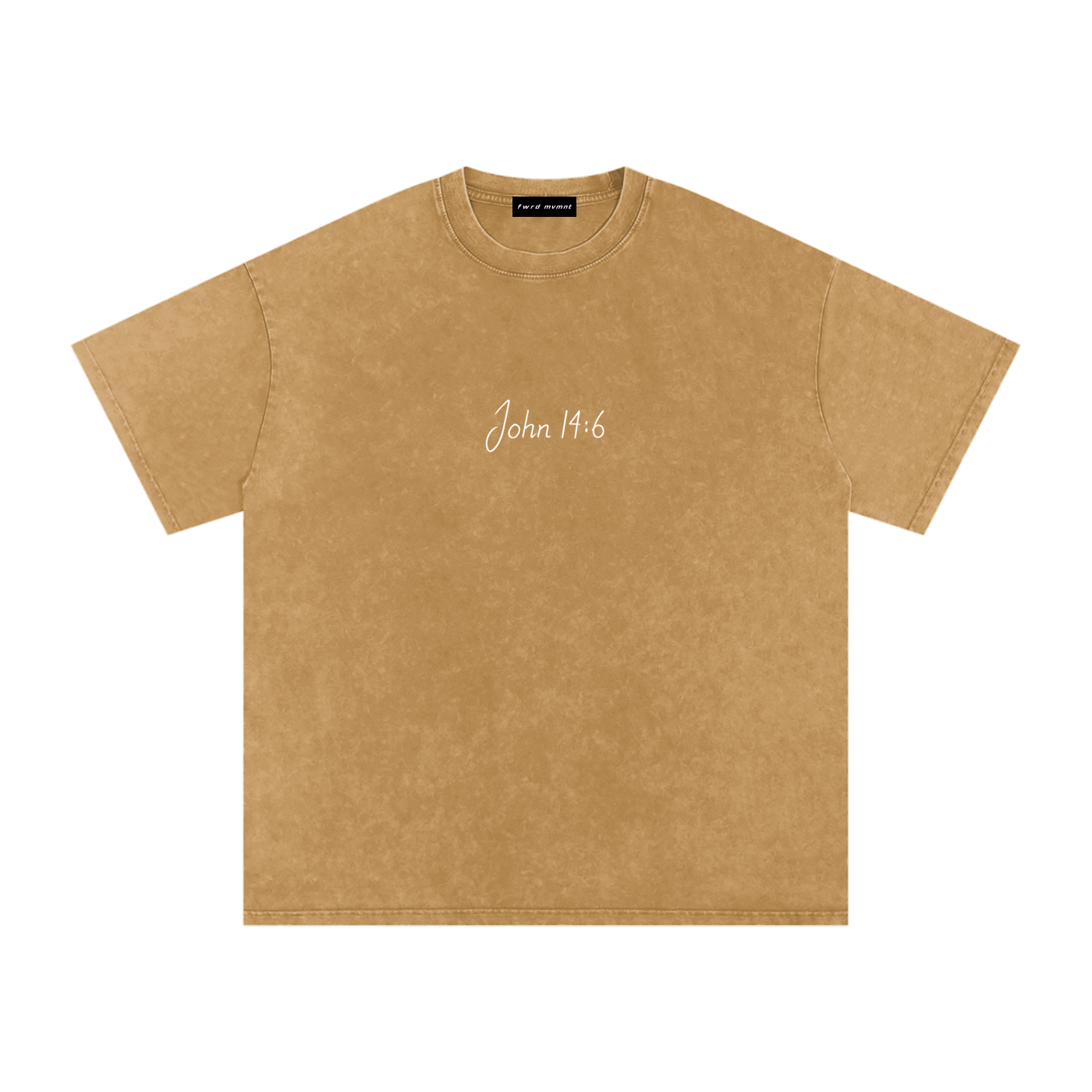 John 14:6 Snow Washed Oversized Tee