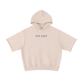 Unisex Mineral Wash Short Sleeve Hoodie