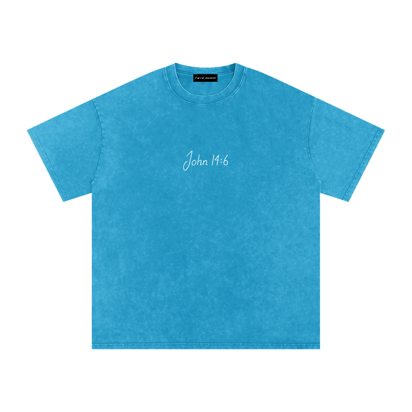 John 14:6 Snow Washed Oversized Tee