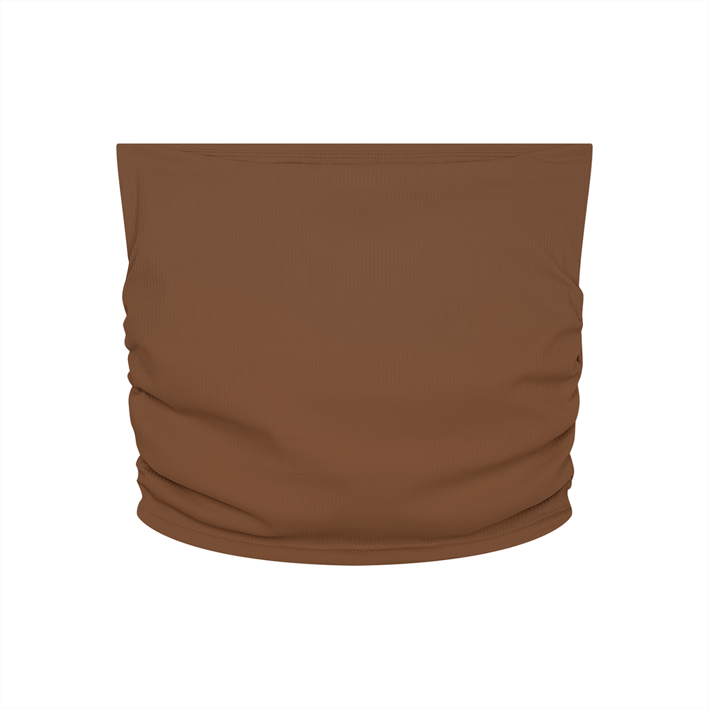 Women’s Ruched Cropped Yoga Tube Top