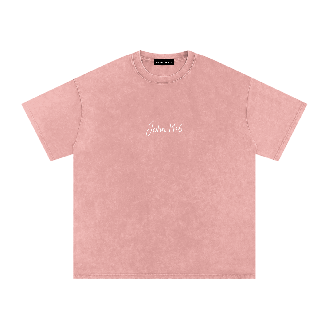 John 14:6 Snow Washed Oversized Tee