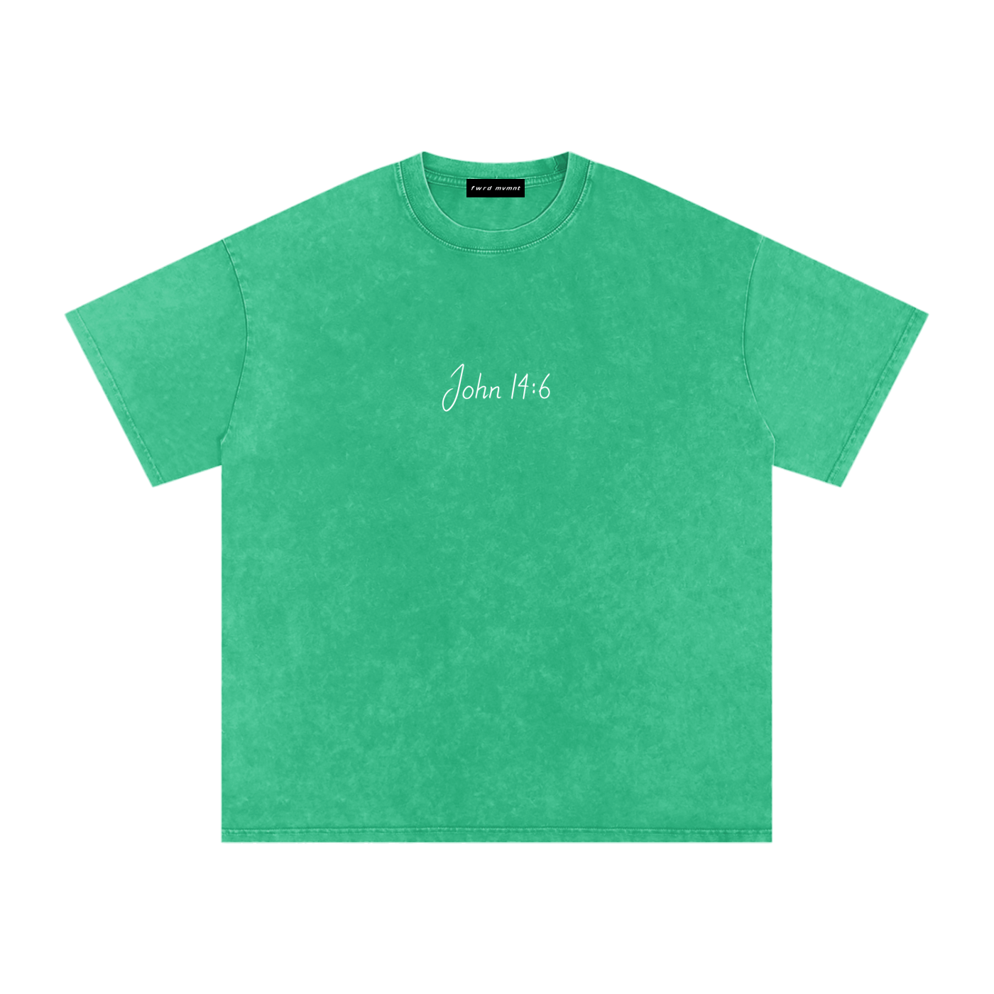 John 14:6 Snow Washed Oversized Tee