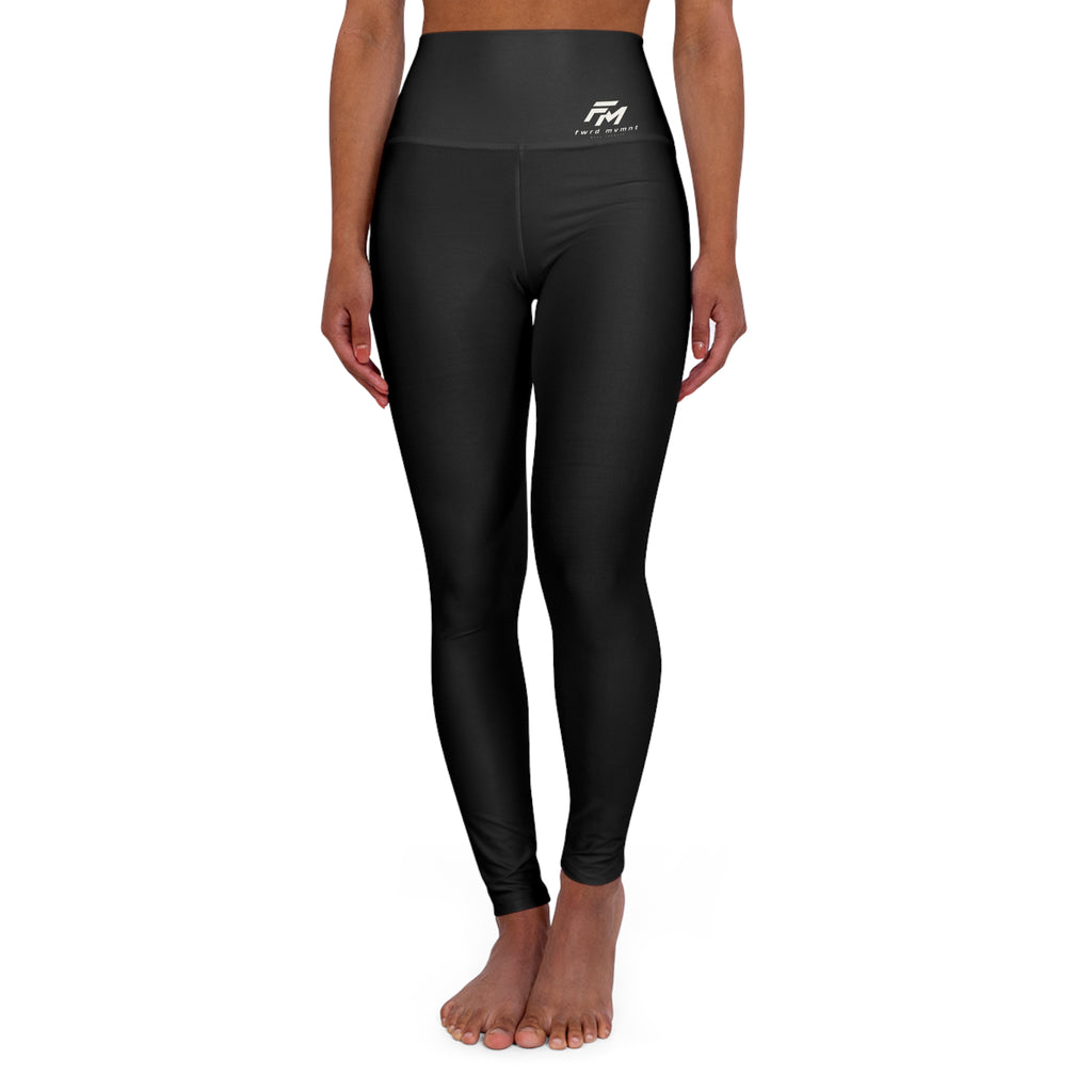 High-Waisted Black Yoga Leggings — Sleek Performance Leggings for Pilates & Everyday Wear