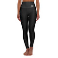 High-Waisted Black Yoga Leggings — Sleek Performance Leggings for Pilates & Everyday Wear