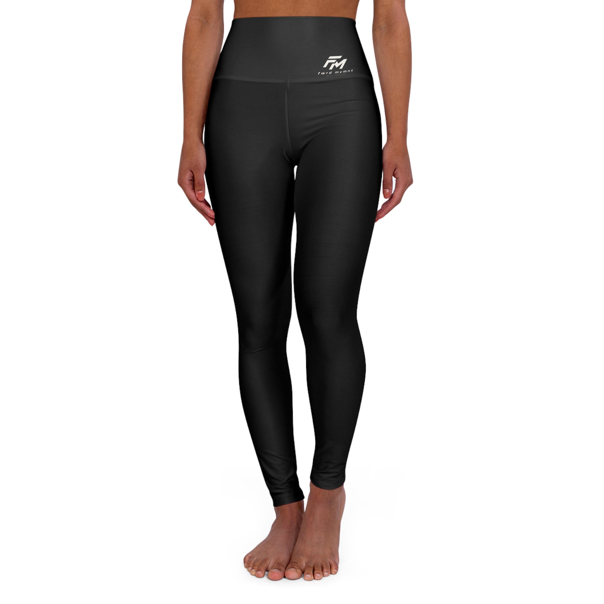 High-Waisted Black Yoga Leggings — Sleek Performance Leggings for Pilates & Everyday Wear
