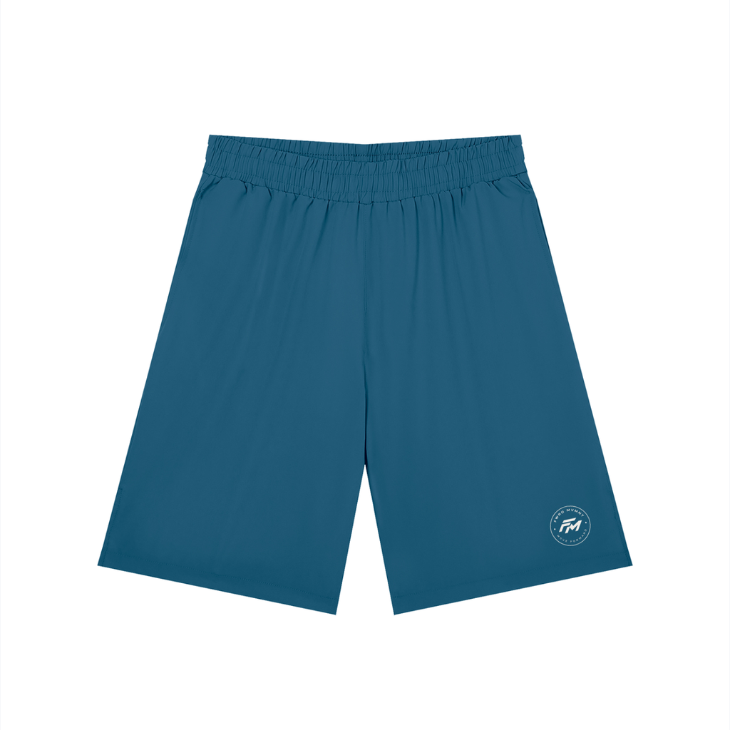 Men’s Solid Elastic Waist Shorts