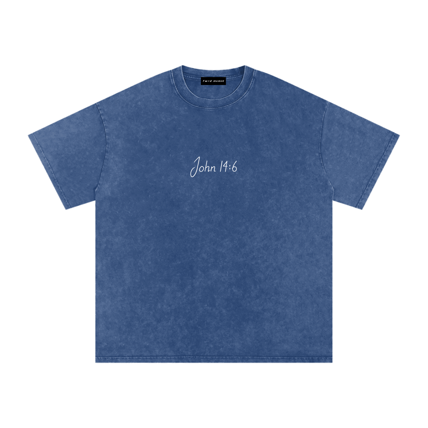 John 14:6 Snow Washed Oversized Tee