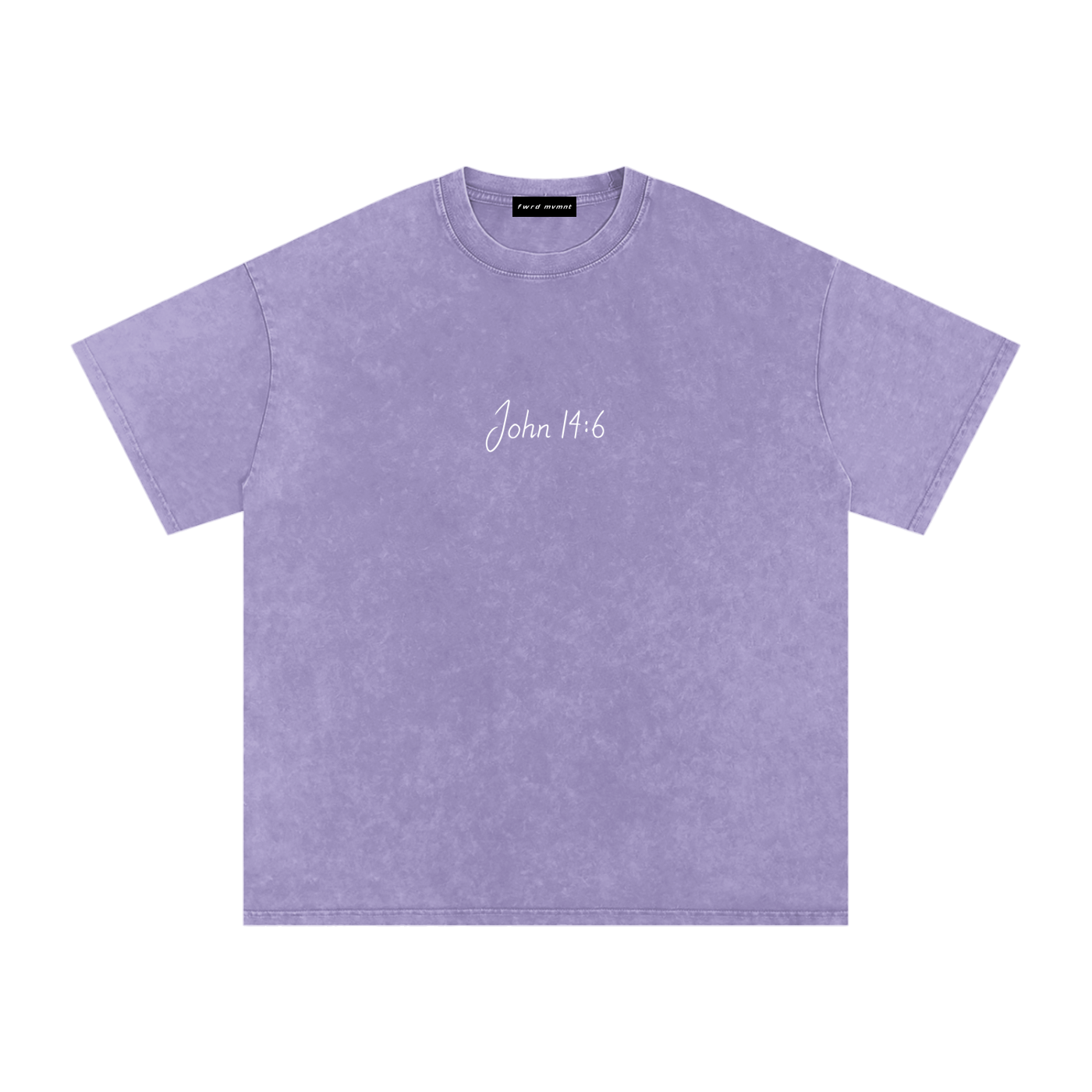 John 14:6 Snow Washed Oversized Tee