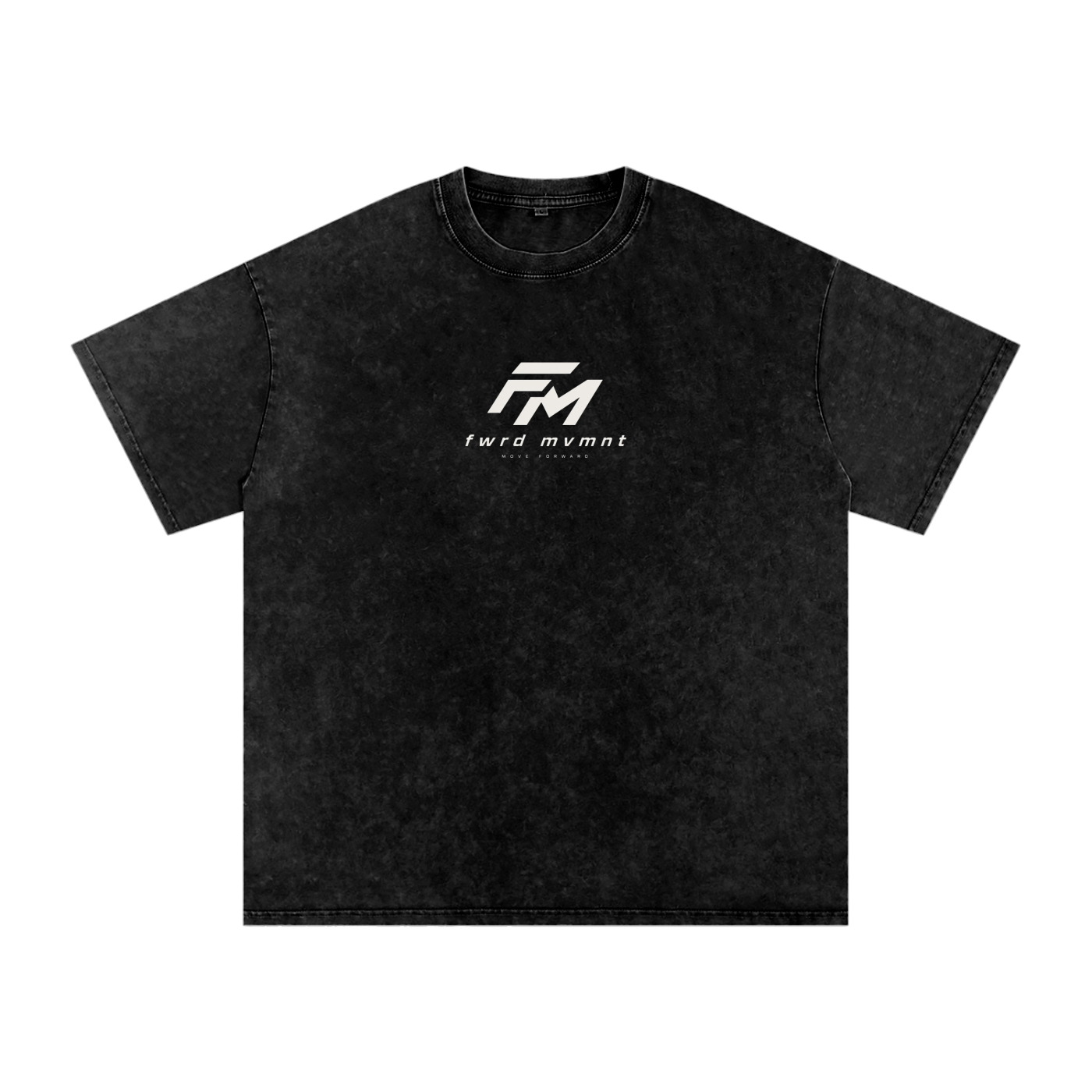 Psalm 46:10 - Snow Washed Oversized Cotton T-Shirt