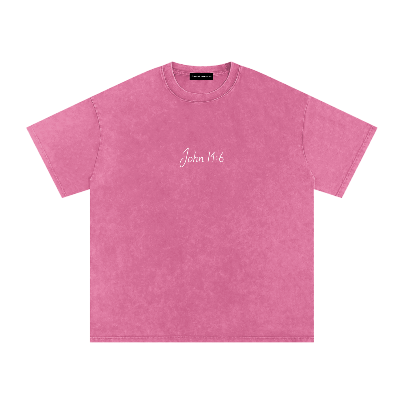 John 14:6 Snow Washed Oversized Tee