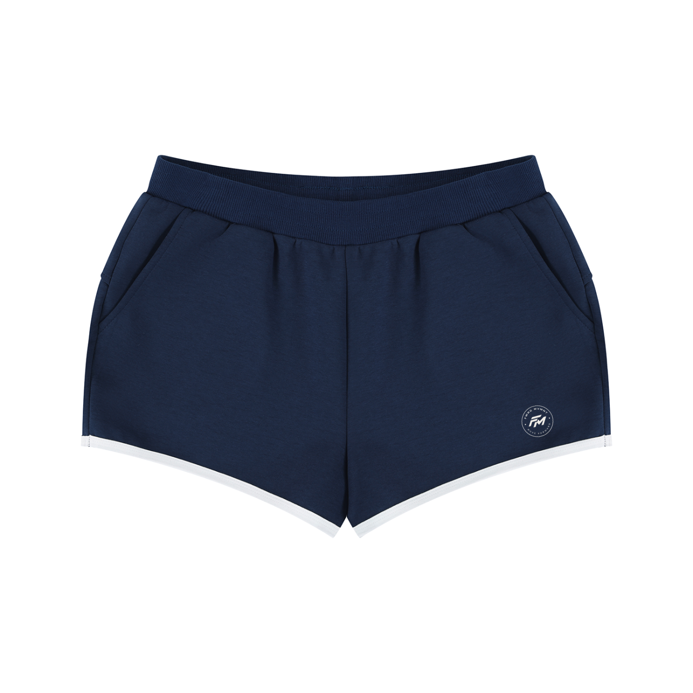 Women's Retro Contrast Binding Shorts