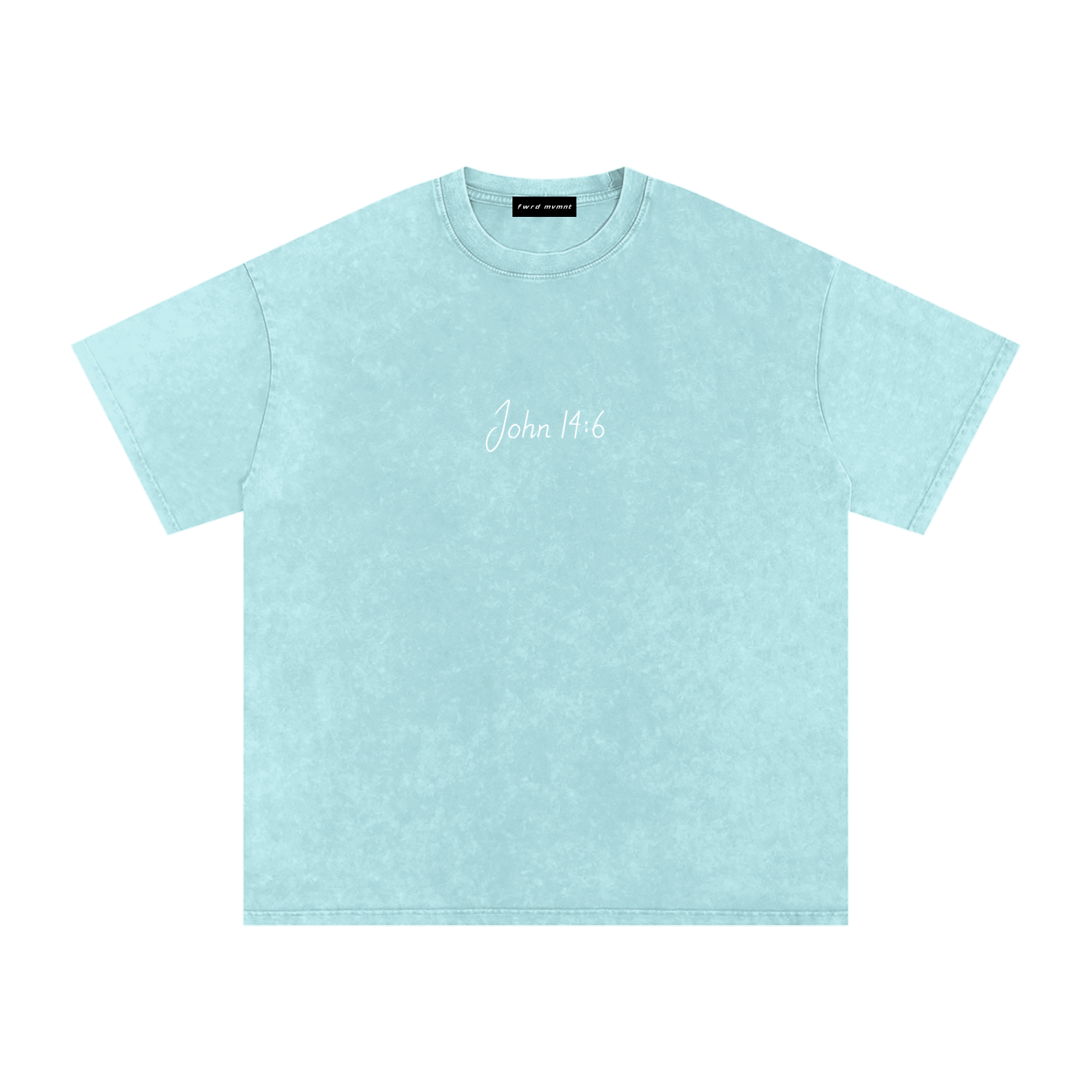 John 14:6 Snow Washed Oversized Tee